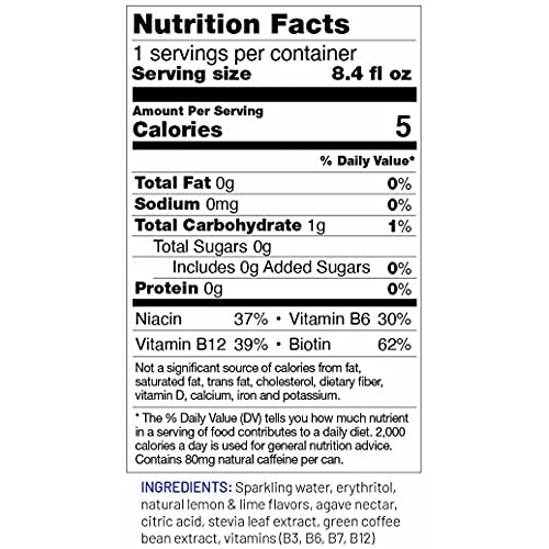 Virtue Clean Energy - Zero Sugar Natural Energy Drink, 12 Pack