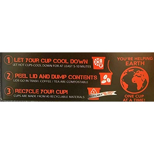 Vita Blast Dark Side French Roast Single Serve Coffee Cups Vitam