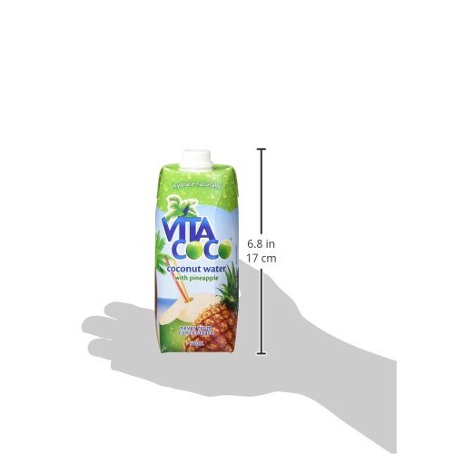 Vita Coco Coconut Water, Pineapple - Naturally Hydrating Electro