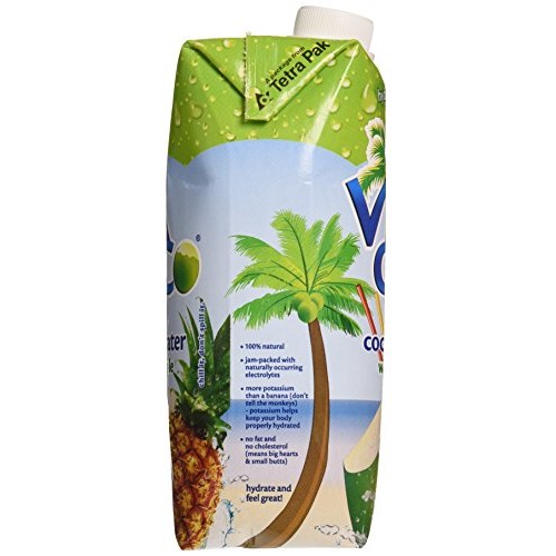 Vita Coco Coconut Water, Pineapple, 16.9 Fl Oz