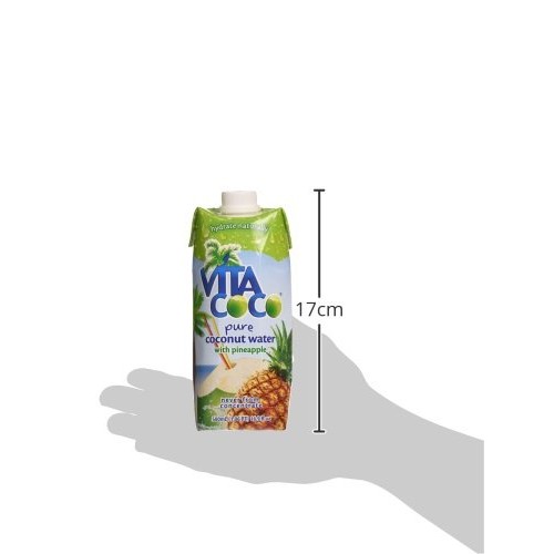 Vita Coco Coconut Water, Pineapple, 16.9 Fl Oz