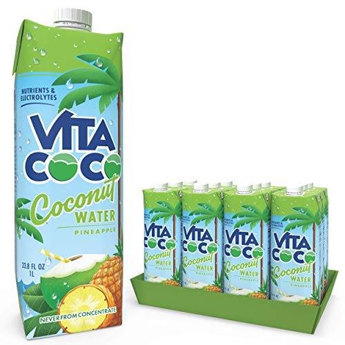 Vita Coco Coconut Water, Pineapple - Naturally Hydrating Electro