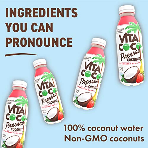 Vita Coco Coconut Water, Pressed Coconut Strawberry Banana | Imp
