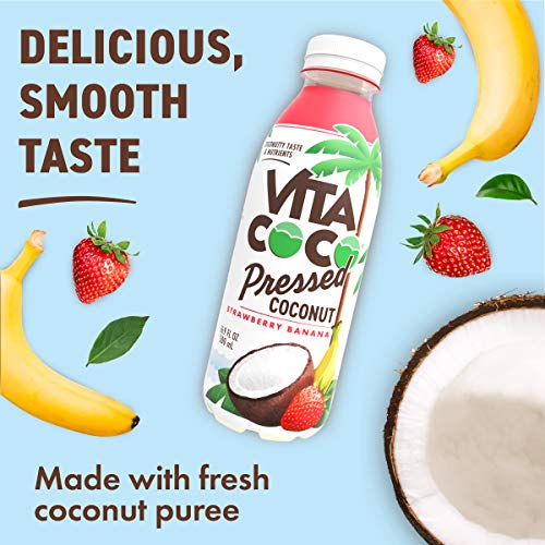 Vita Coco Coconut Water, Pressed Coconut Strawberry Banana | Imp