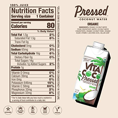 Vita Coco Coconut Water, Pressed Coconut | More Coconutty Flav