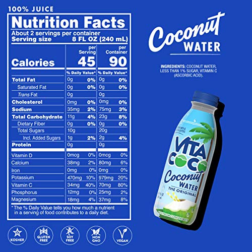 Vita Coco Coconut Water, Pure | Natural Hydrating Electrolyte Dr