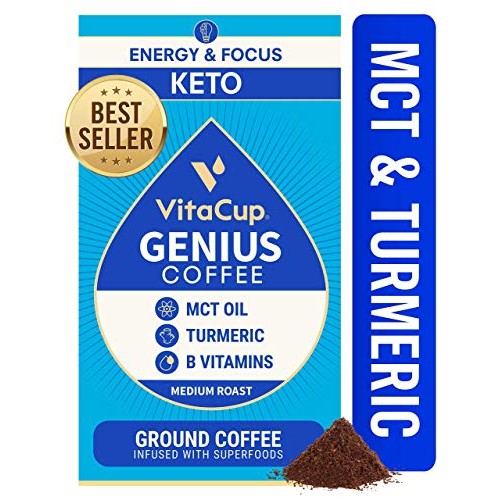 Vitacup Genius &Amp; Slim Ground Coffee Bundle 2 Pack Vitamin Infu