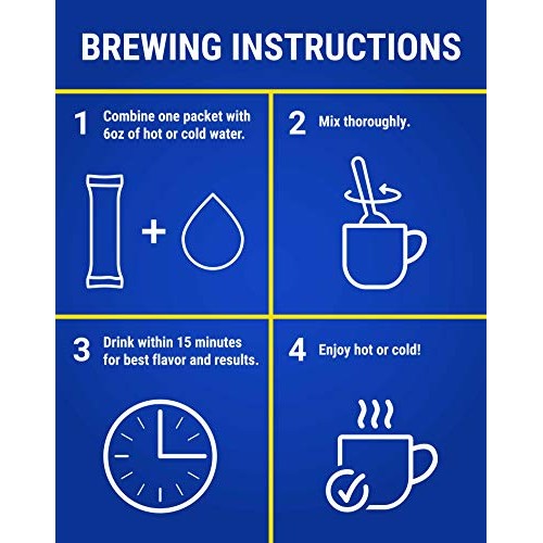 Vitacup Genius Coffee Instant Sticks 10Ct W/ Keto Mct Oil, Turme