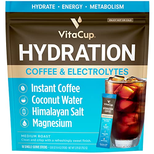 VitaCup Hydration Coffee Packets, The First Coffee That Hydrates...