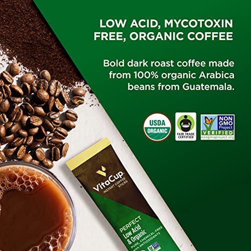 VitaCup Instant Coffee Sticks, Slim w/Garcinia for Diet & Metabo...