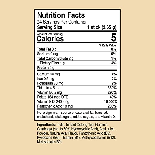 VitaCup Slim Instant Tea Packets For Diet Support, Oolong tea w/...