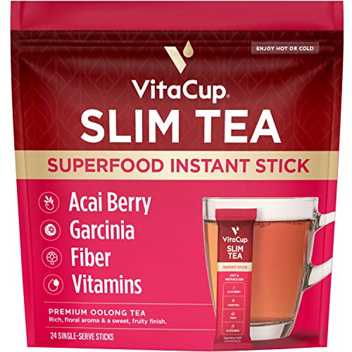 VitaCup Slim Instant Tea Packets For Diet Support, Oolong tea w/...