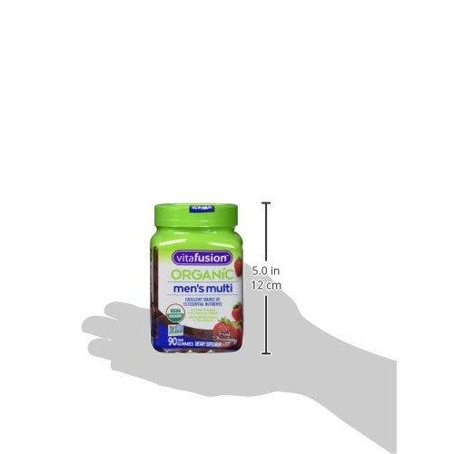 Vitafusion Organic Men’S Gummy Multivitamin, 90 Count - Non-Gmo,