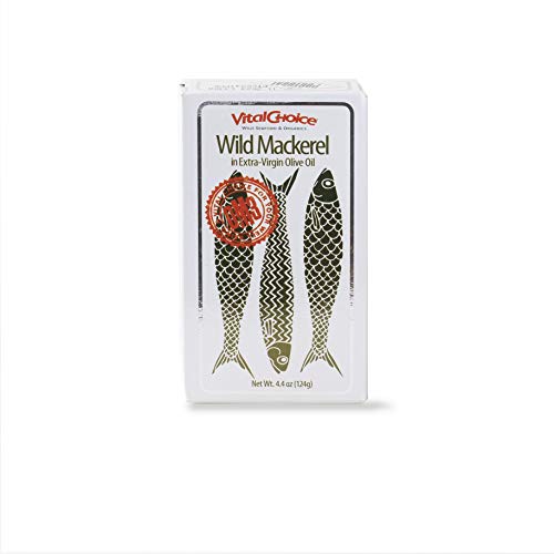 Vital Choice Wild Portuguese Mackerel In Organic Extra Virgin Ol
