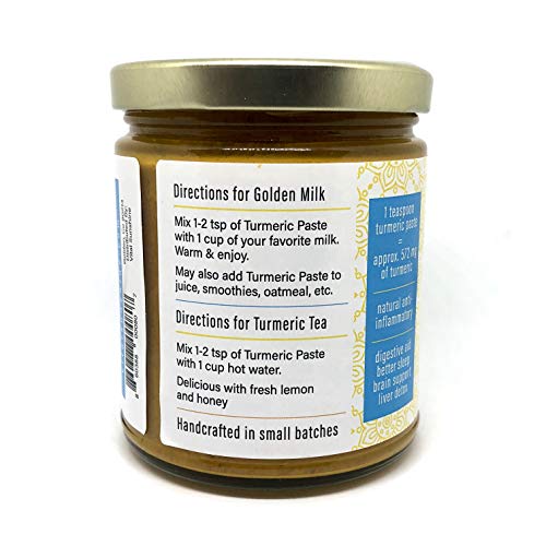 Turmeric Paste For Golden Milk, Turmeric Tea And Golden Lattes,