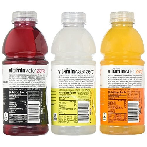 Glaceau Vitamin Water Zero Variety Pack, 20 Count
