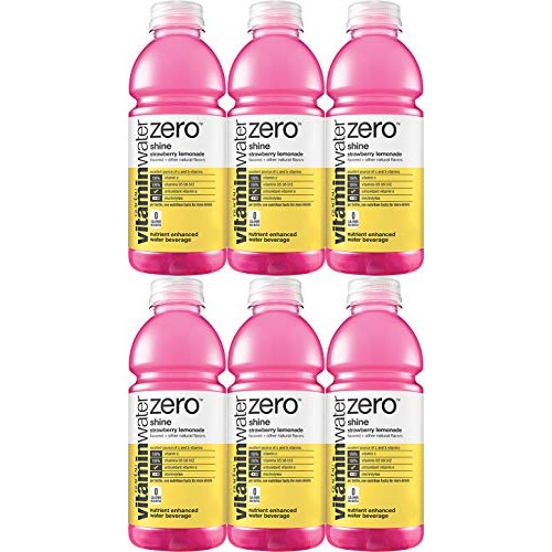 Vitamin Water Zero, Strawberry Lemonade - Shine, 20Oz Bottle Pa