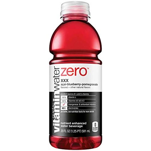 Vitamin Water Zero, Acai-Blueberry-Pomegranate - Xxx, 20Oz Bottl