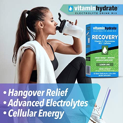 Vitaminhydrate Vitamin Hydrate Electrolyte Drink Mix, Recovery,