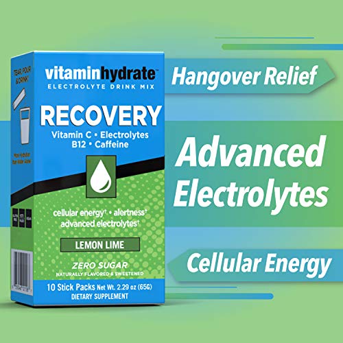 Vitaminhydrate Vitamin Hydrate Electrolyte Drink Mix, Recovery,