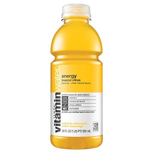 Glaceau Vitaminwater Nutrient Enhanced Water Beverage, Energy T
