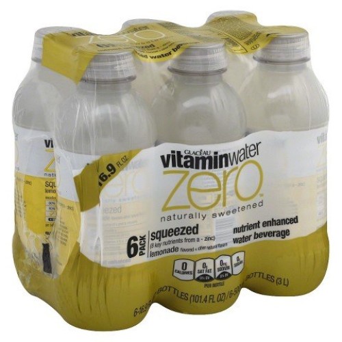 Glaceau Vitaminwater Zero Squeezed Lemonade Nutrient Enhanced Wa