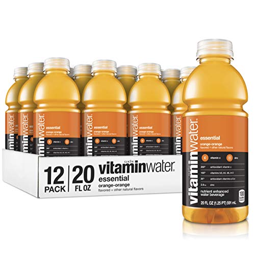 Vitaminwater Essential, Orange-Orange Flavored, Electrolyte Enha