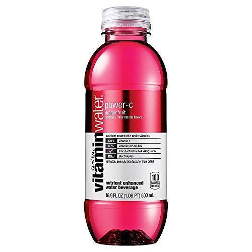 Vitaminwater Bottles Power-C, 16.9 Ounce, Pack Of 24