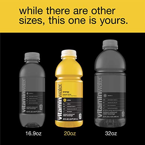 Vitaminwater Energy, Tropical Citrus Flavored, Electrolyte Enhan