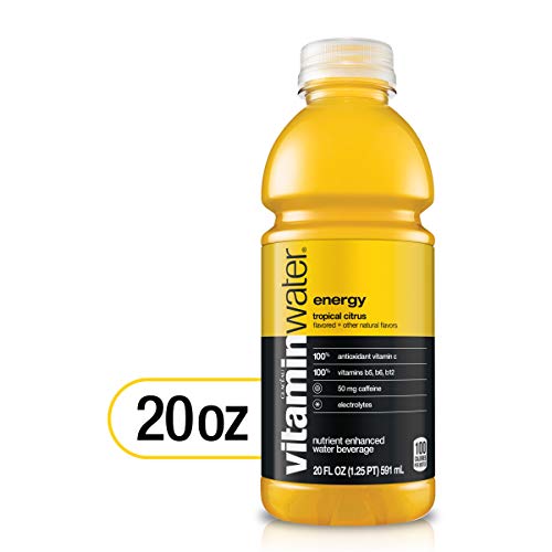 Vitaminwater Energy, Tropical Citrus Flavored, Electrolyte Enhan