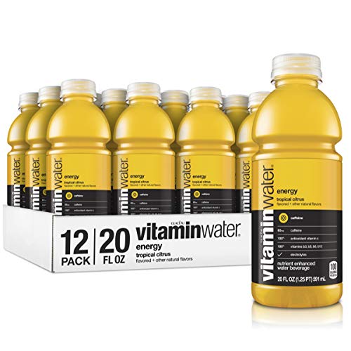 Vitaminwater Energy, Tropical Citrus Flavored, Electrolyte Enhan