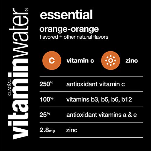 Vitaminwater Essential Electrolyte Enhanced Water W/ Vitamins, O