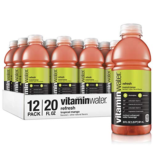 Vitaminwater Refresh, Tropical Mango Flavored, Electrolyte Enhan
