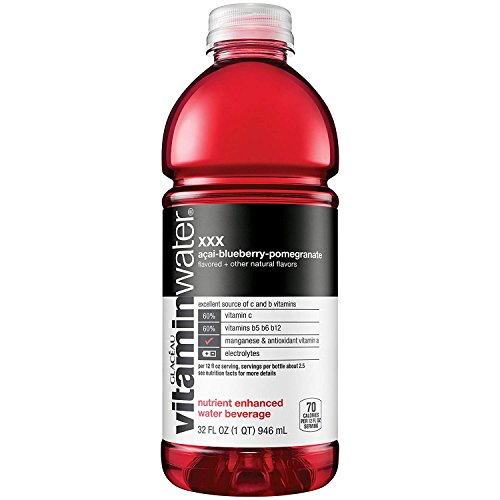 Vitaminwater Xxx Acai-Blueberry-Pomegranate 32 Oz Bottle Pack O
