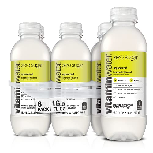Vitaminwater Zero Squeezed, 16.9 Fl Oz Pack Of 6