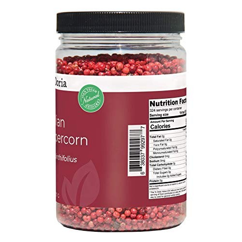 Viva Doria Brazilian Pink Peppercorn, Steam Sterilized Whole Pin