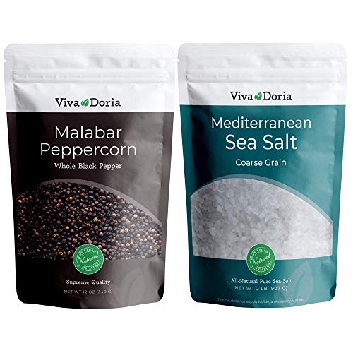 Viva Doria Malabar Peppercorn - Steam Sterilized Whole Black Pep