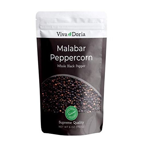 Viva Doria Malabar Peppercorn, Whole Black Pepper, Black Pepperc