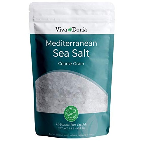 Viva Doria Mediterranean Sea Salt, Coarse Grain, 2 Lb