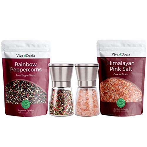 Viva Doria Rainbow Peppercorn Blend Whole Black, White, Green A