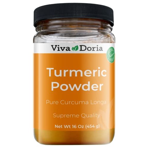 Viva Doria Turmeric Root Powder 16 oz, 100% Raw Indian Curcumin ...