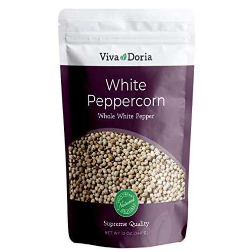 Viva Doria Whole White Peppercorn Whole White Pepper 12 Oz For