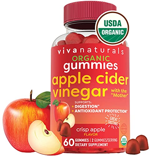 Organic Apple Cider Vinegar Gummies | 60 Acv Gummies With The Mo