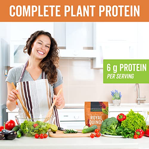 Organic Quinoa 4 lb - Gluten Free and Vegan Complete Plant Pro...