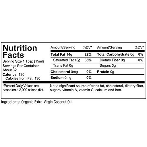 Viva Naturals Organic Extra Virgin Coconut Oil, 16 Ounce