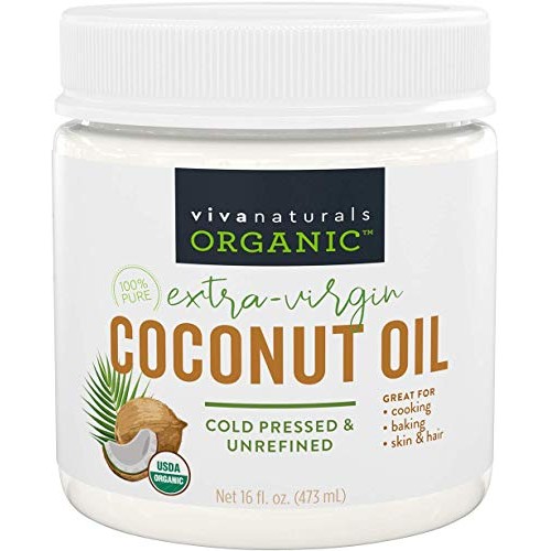 Viva Naturals Organic Extra Virgin Coconut Oil, 16 Ounce