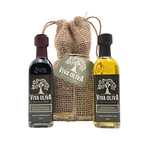 Viva Oliva Two 60 Ml Gift Set - Tuscan Herb Infused Olive Oil An