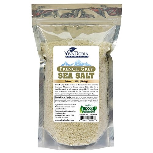 Viva Doria French Light Grey Sea Salt, 1.5 Lb 24 Oz