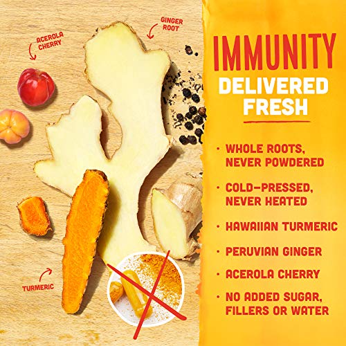 Vive Organic Vitamin C + Immune Support Shot, Cold-Pressed Turme...