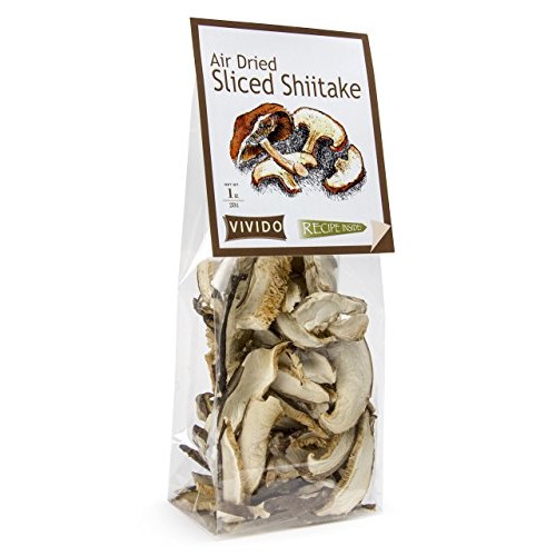 Vivido Natural, Mushroom Shiitake Dried Sliced, 1 Ounce